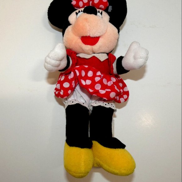 Minnie Mouse Disney World Plush Stuffed Toy Doll 11 inch Small - Picture 2 of 12